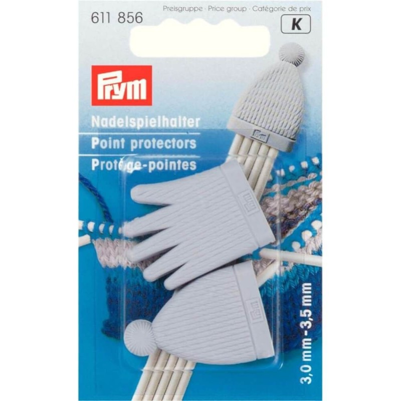 Prym handige naaldpunt beschermer om breiwerk veilig weg te leggen.