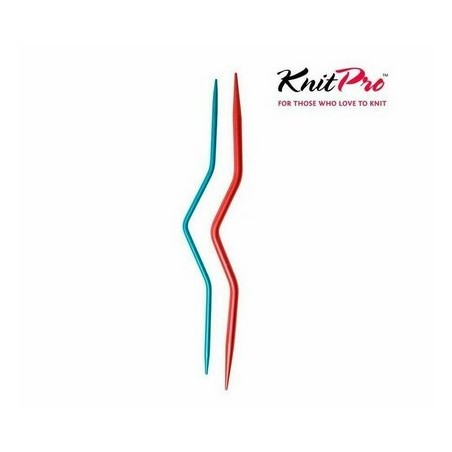 Kabelnaalden van Knitpro om steken even aan de kant te zetten.