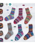 Rellana Flotte Socke Figaro sokkenwol met schitterende kleuren.
