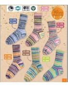 Rellana Flotte Socke Happy Birthday met prachtige frisse kleuren.