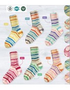 Rellana Flotte Socke Pastell met prachtige frisse kleuren in pastel.