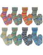 Opal Wasserwelten sokkenwol met de mooiste kleuren en streepverloop.